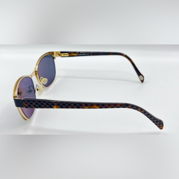 Laura Ashley Grace 1 Black Gold Oval Sunglasses Frames Only - Picture 5 of 8